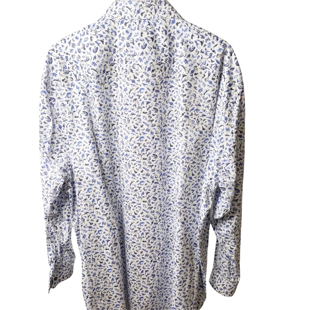 Jared Lang Reptile Bugs Reptile Print Button Down Shirt 3XL - Picture 5 of 6